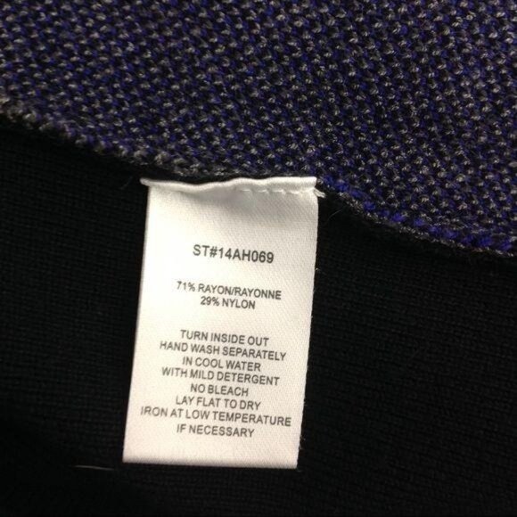 YUKA Paris Southwest Modern Tribal Graphic Longline Cardigan Sweater Size L - Picture 10 of 11